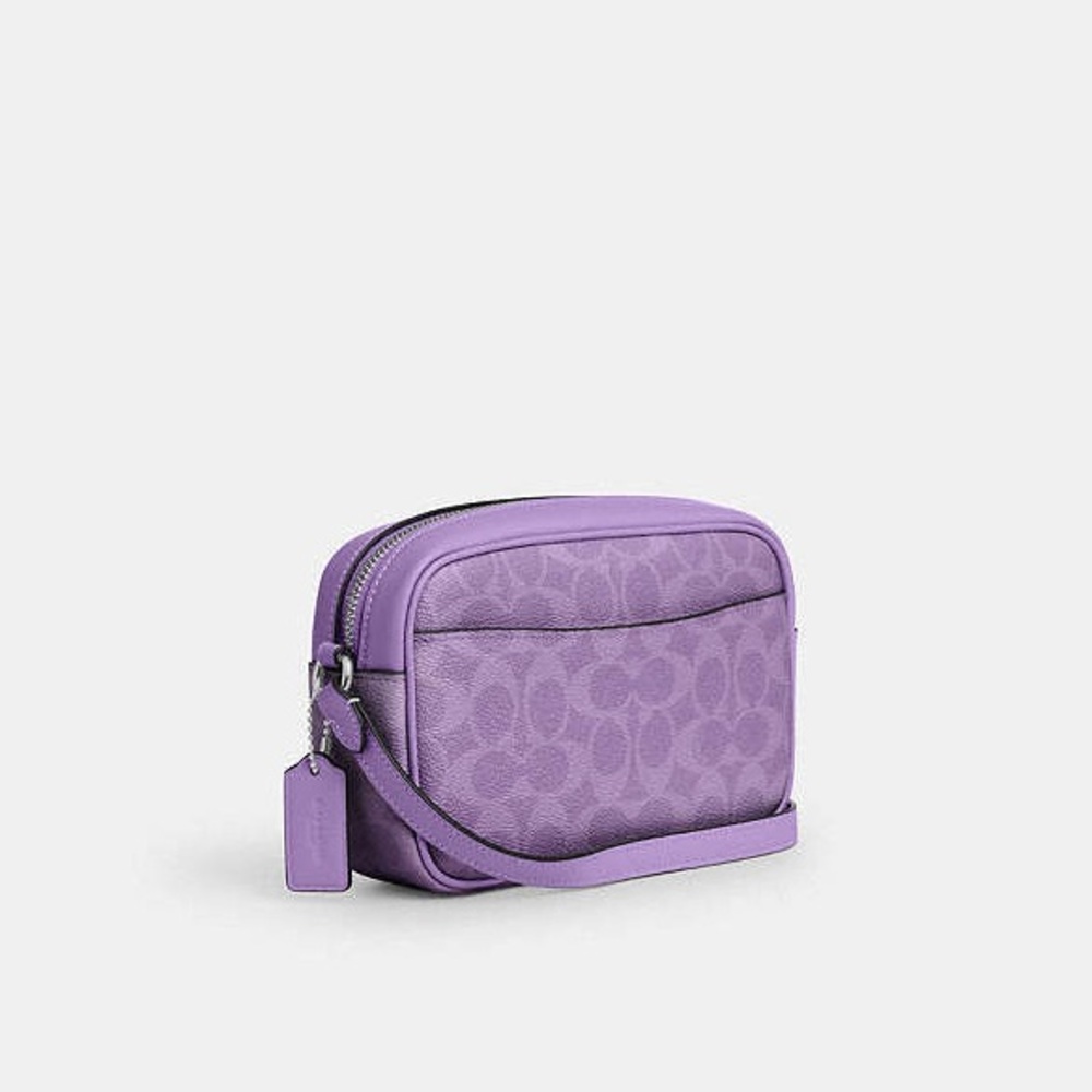 Coach Mini Jamie Camera Purple Bag - Picture 3 of 7